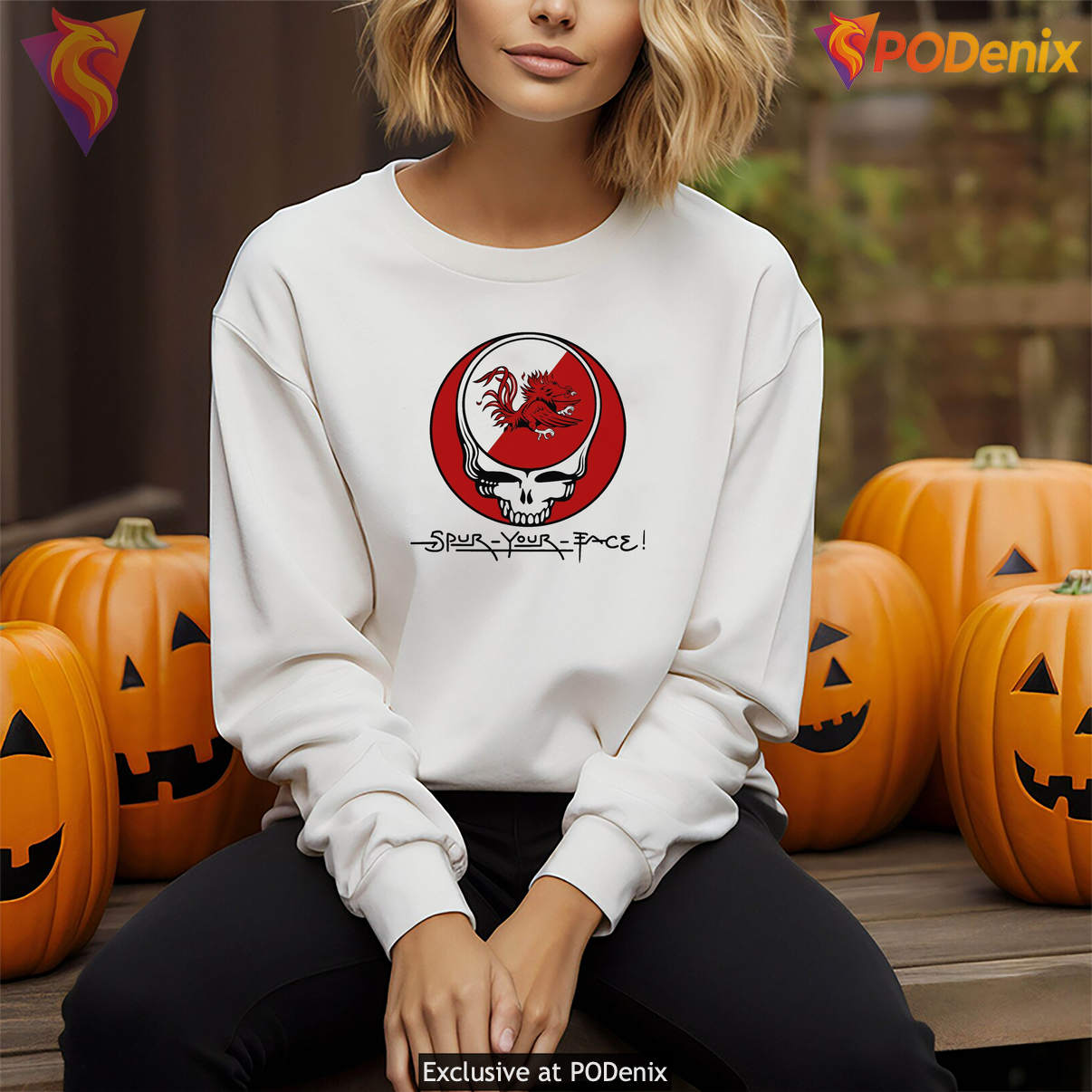 Spur Your Face South Carolina T-Shirt Grateful Dead Gamecocks Sports Fan Graphic Spur Your Face South Carolina T-Shirt Grateful Dead Gamecocks Sports Fan Graphic