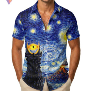 Starry Night Egghead Hawaiian Shirt 2026 Anime Game Character Summer Fan Gear