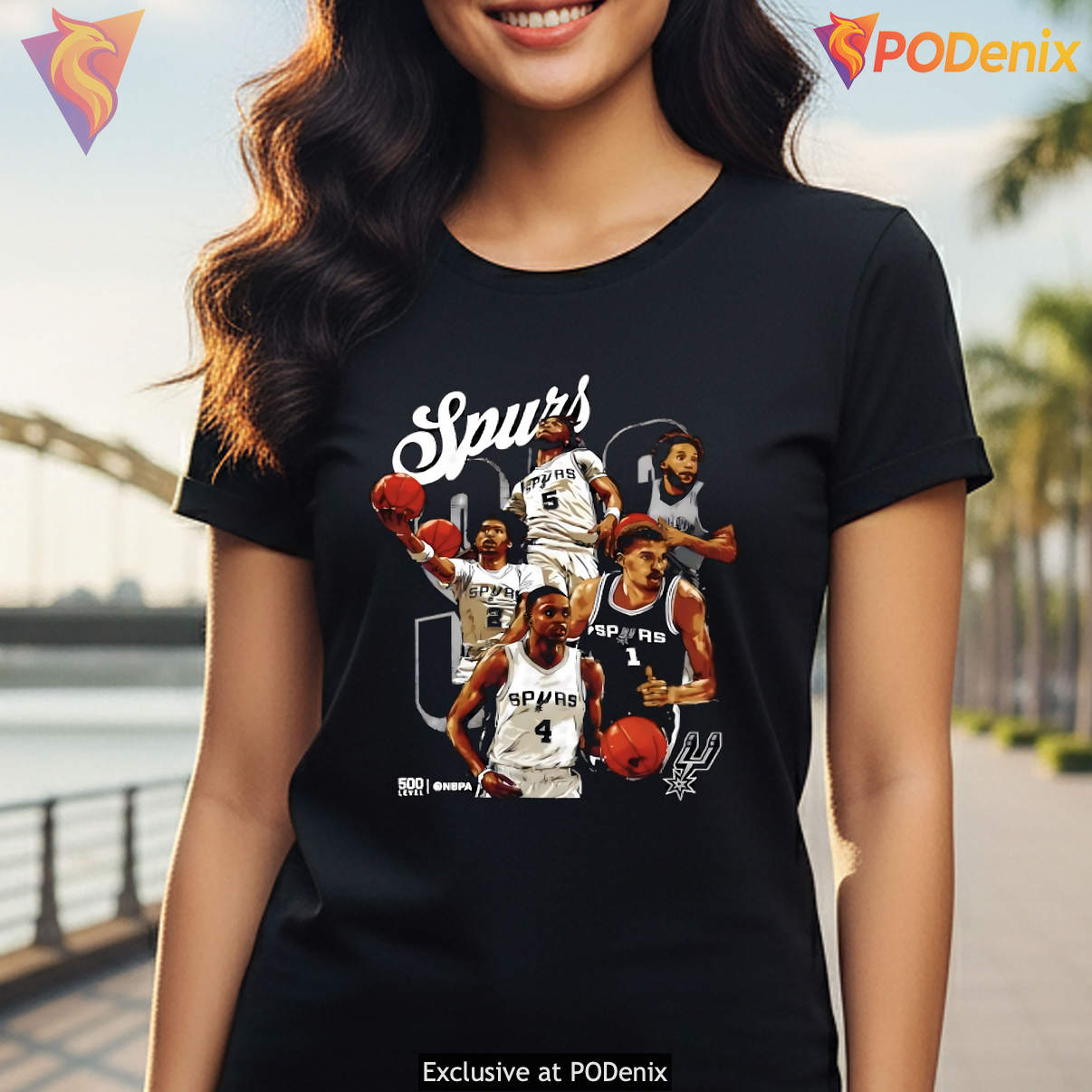 Starting 5 San Antonio Spurs 2026 Shirt Playoffs Basketball Fan Graphic Mens