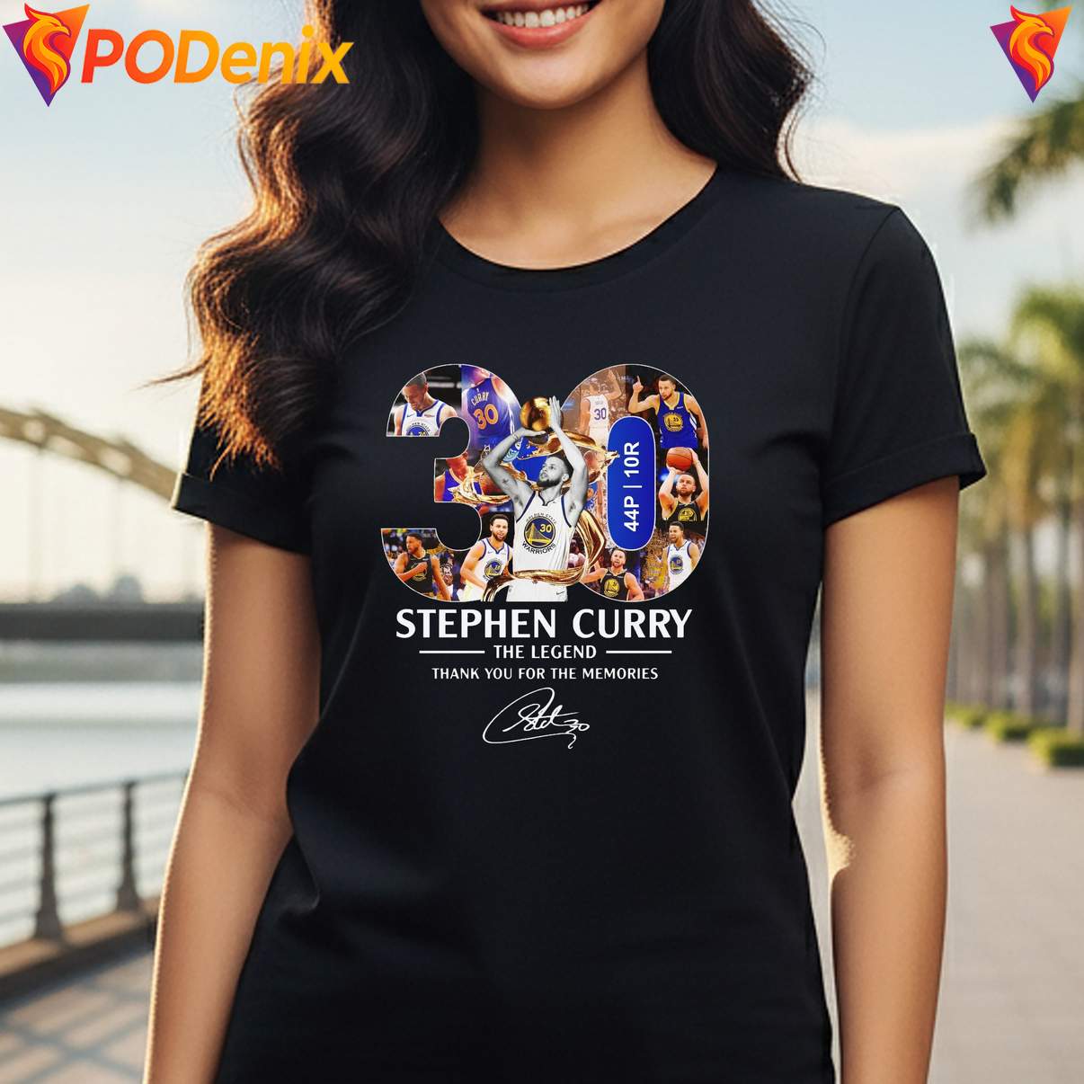 Stephen Curry The Legend T-Shirt Thank You Memories Signature Basketball Fan Stephen Curry The Legend T-Shirt Thank You Memories Signature Basketball Fan