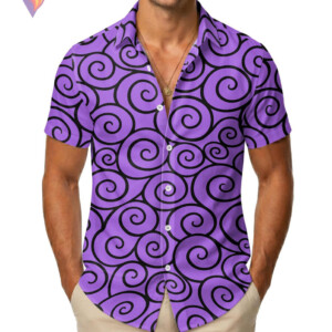 Swirl Ocean Egghead Hawaiian Shirt 2026 Anime Game Character Tropical Apparel