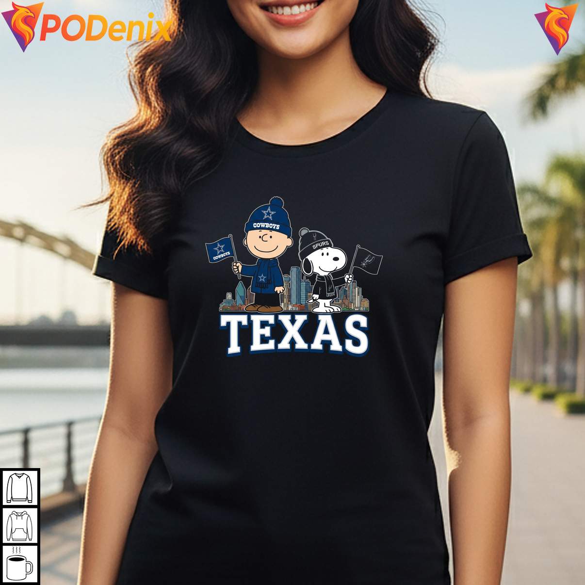 Texas City Sports Fist Bump Tee Snoopy Cowboys Spurs Basketball Graphic Men Texas City Sports Fist Bump Tee Snoopy Cowboys Spurs Basketball Graphic Men