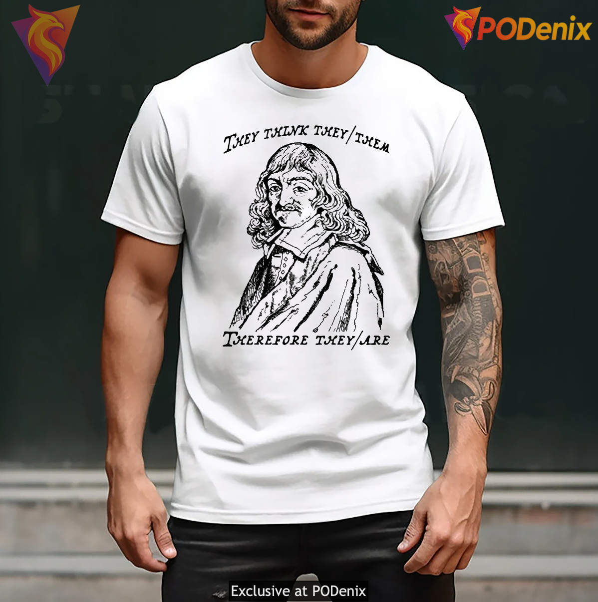 They Think They Them Tour 2026 Tee Therefore They Are Pronoun Meme Graphic They Think They Them Tour 2026 Tee Therefore They Are Pronoun Meme Graphic
