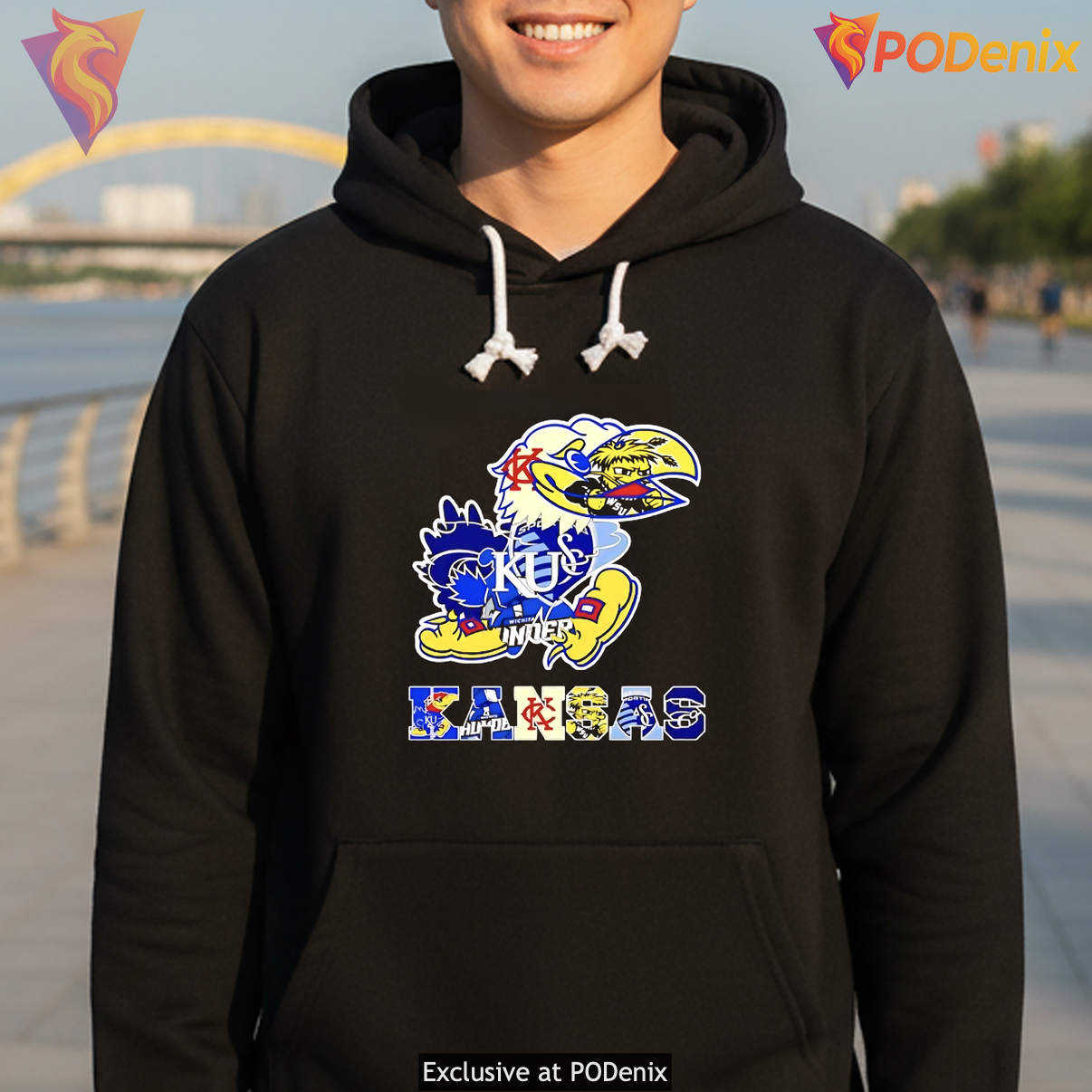 University Of Kansas Shirt Teams Logos And Mascots College Sports Graphic
