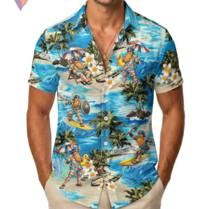 Viking Game Character Hawaiian Shirt 2026 Tropical Summer Beach Fan Apparel
