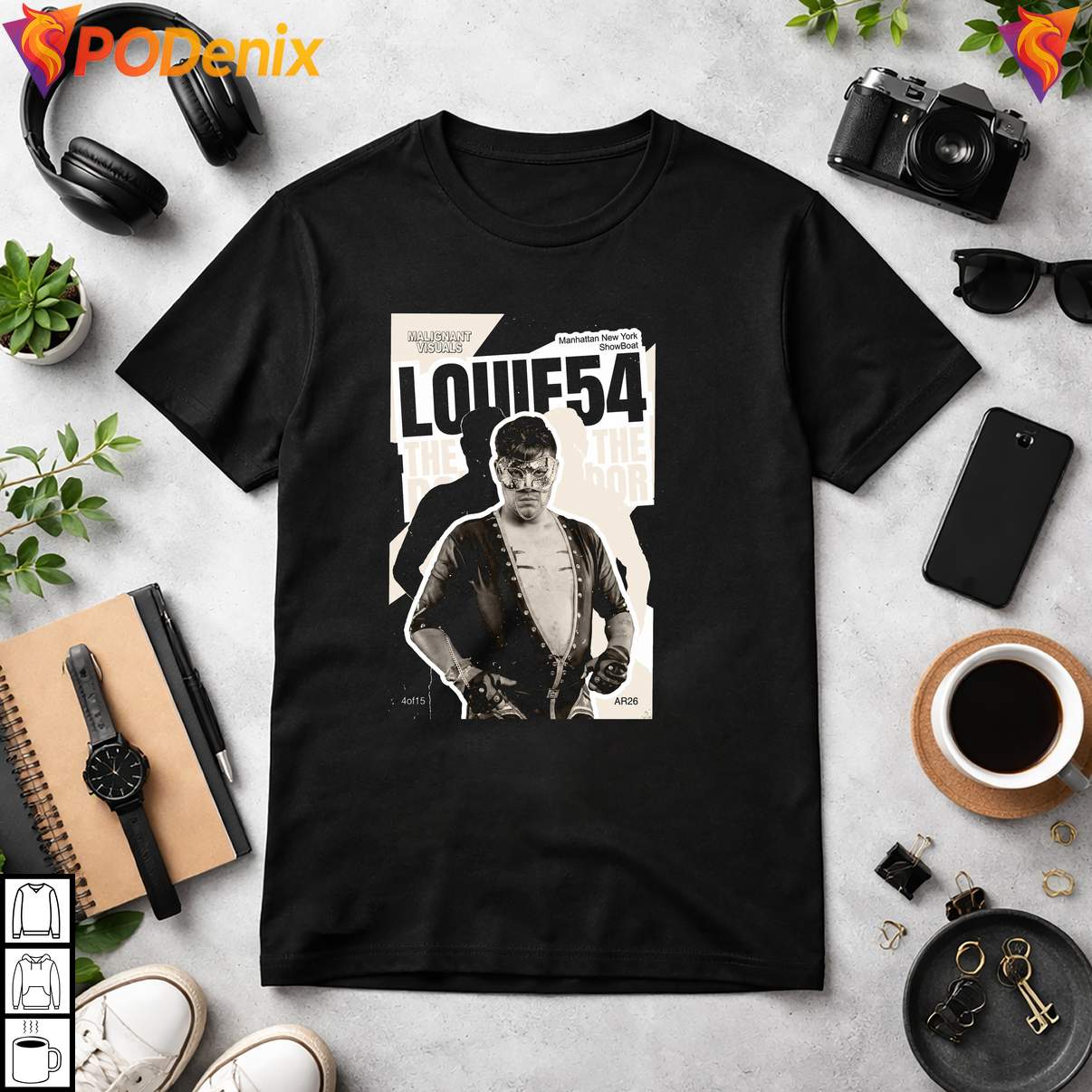Vintage Poster Louie 54 Fan Tee Classic Music Concert Graphic Design Mens Vintage Poster Louie 54 Fan Tee Classic Music Concert Graphic Design Mens