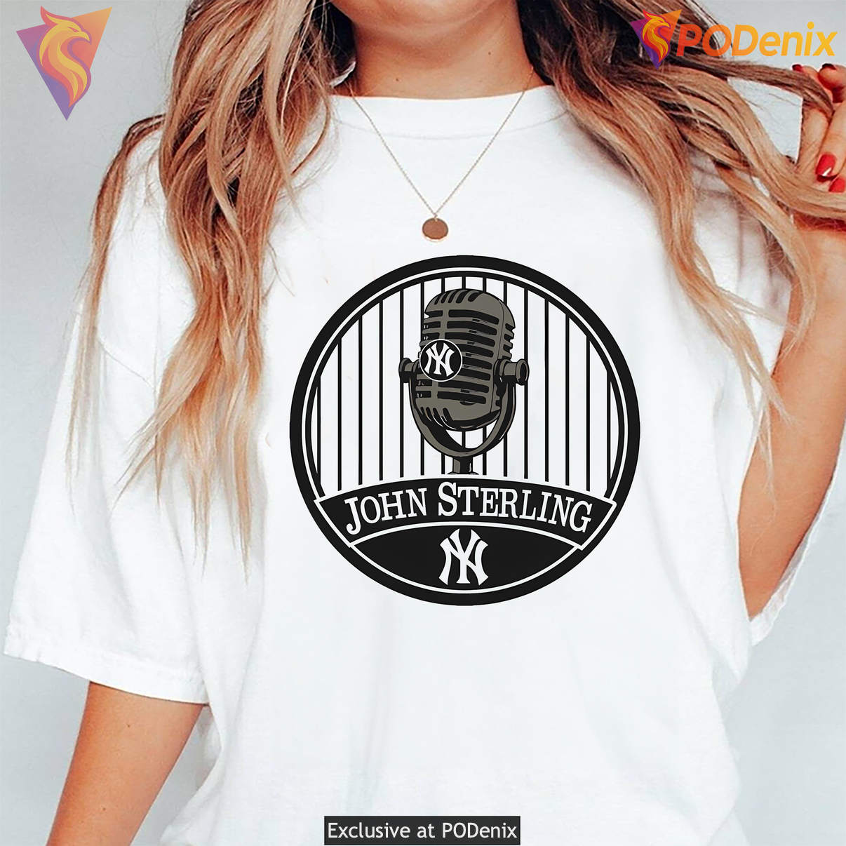 Yankees Voice John Sterling Fan Tee Baseball Broadcaster Graphic Casual Art Yankees Voice John Sterling Fan Tee Baseball Broadcaster Graphic Casual Art